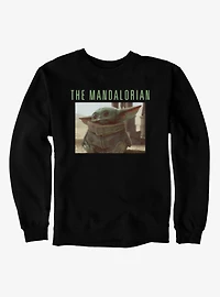 Star Wars The Mandalorian Grogu Close Up Sweatshirt