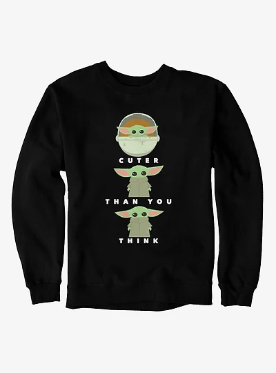 Star Wars The Mandalorian Cuter Than You Think Grogu Sweatshirt
