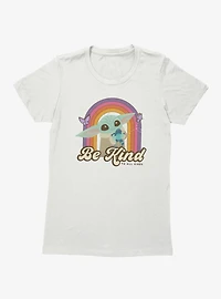 Star Wars Be Kind To All Grogu Rainbow Womens T-Shirt