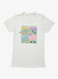 Star Wars Grogu Moods Snack Play Nap Womens T-Shirt