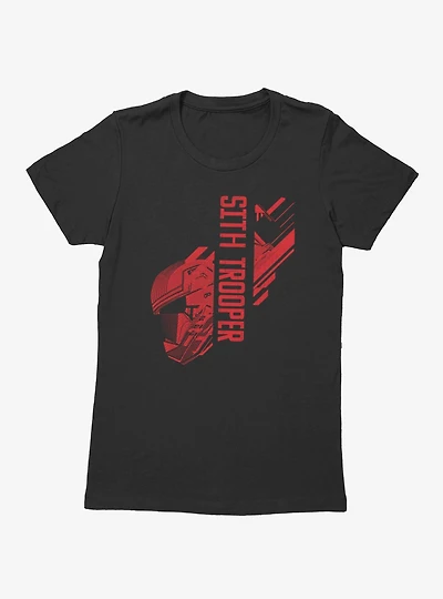 Star Wars Sith Trooper Red Dash Lines Womens T-Shirt