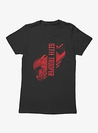 Star Wars Sith Trooper Red Dash Lines Womens T-Shirt