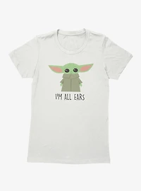 Star Wars The Mandalorian All Ears Grogu Womens T-Shirt
