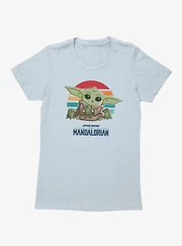 Star Wars The Mandalorian Grogu And Frogs Womens T-Shirt