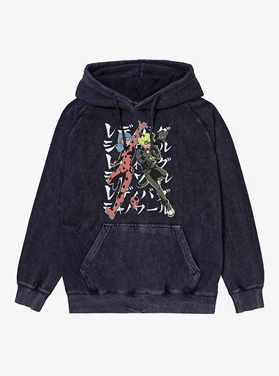 Miraculous Ladybug Team Up Jump Vintage Mineral Washed Hoodie