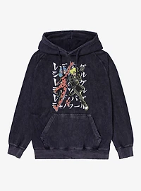 Miraculous Ladybug Team Up Jump Vintage Mineral Washed Hoodie