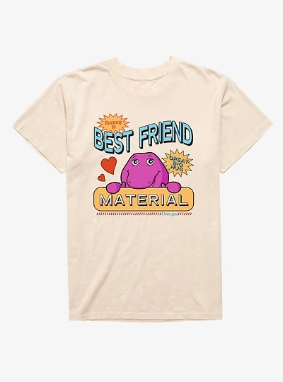 Barney Best Friend Material Mineral Wash T-Shirt