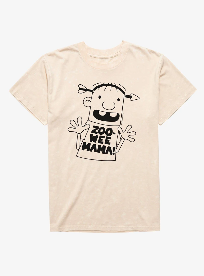 Diary of a Wimpy Kid Woo Zee Mama Arrow The Head Mineral Wash T-Shirt