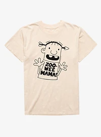 Diary of a Wimpy Kid Woo Zee Mama Arrow The Head Mineral Wash T-Shirt
