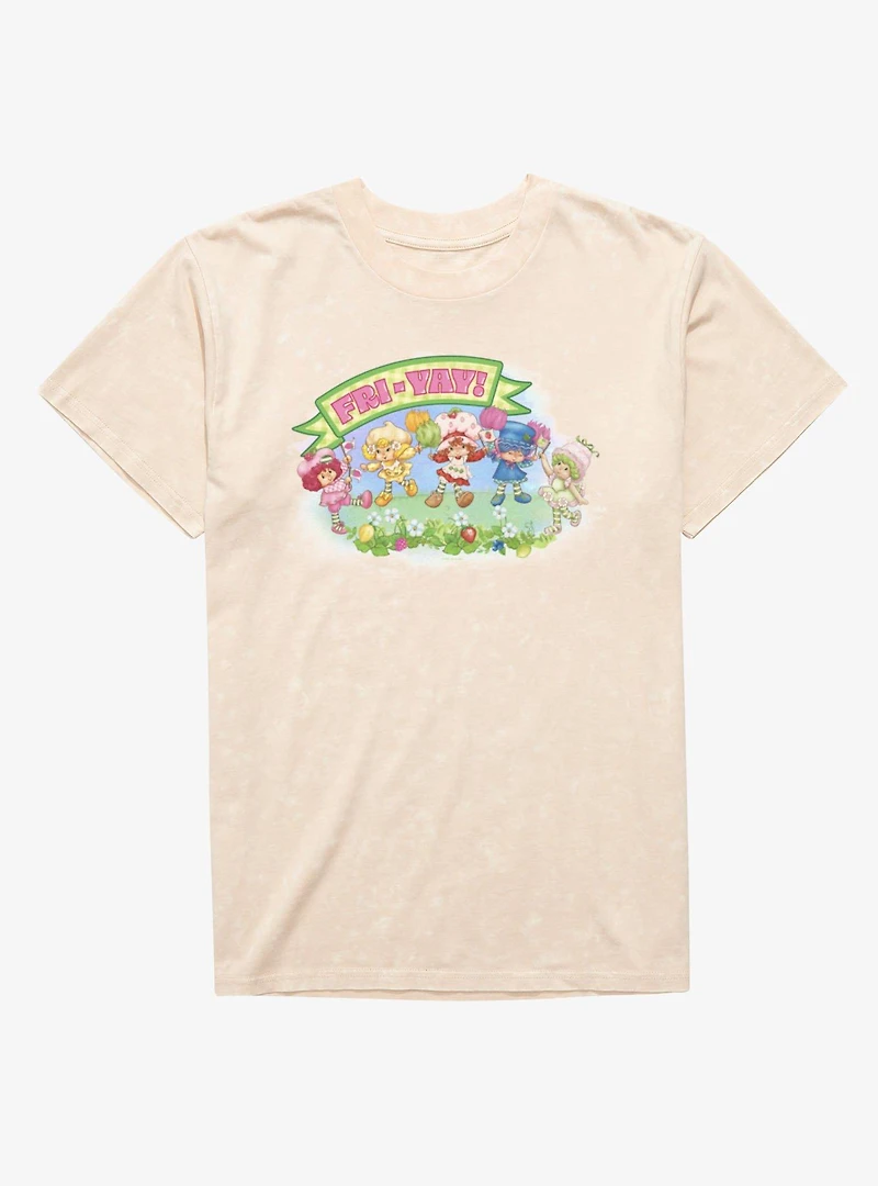 Strawberry Shortcake FRI-YAY Picnic Jump Mineral Wash T-Shirt