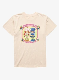 Strawberry Shortcake Friendship Is A Treat For Two Blueberry Muffin Mineral Wash T-Shirt