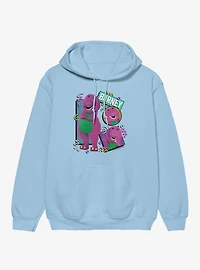 Barney 90s Squiggles Collage Hoodie