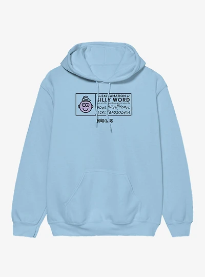 Mad Libs Silly Word Exclamation Box Hoodie