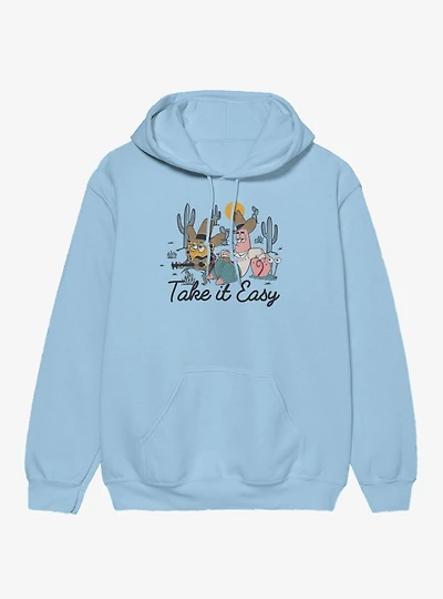 SpongeBob SquarePants & Patrick Take It Easy Cowboy Tunes Hoodie