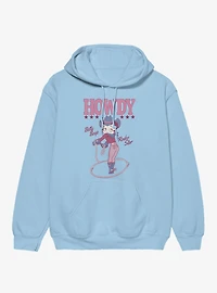 Betty Boop Howdy Rodeo Star Hooping Hoodie