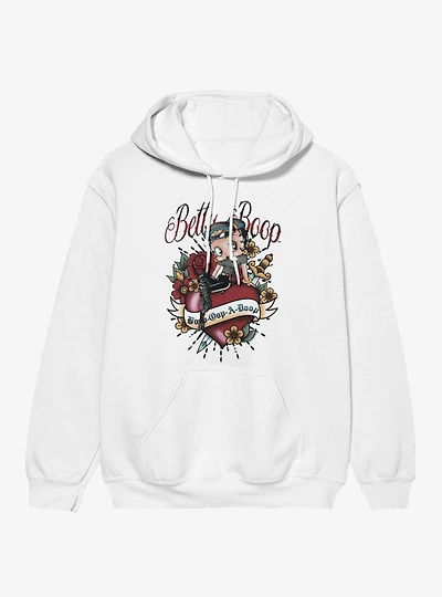 Betty Boop Opp A Doop Classic Heart Tattoo Hoodie