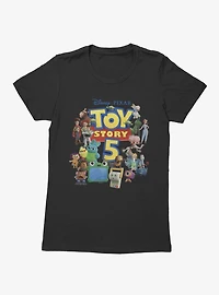 Disney Pixar Toy Story 5 Group Poster Womens T-Shirt