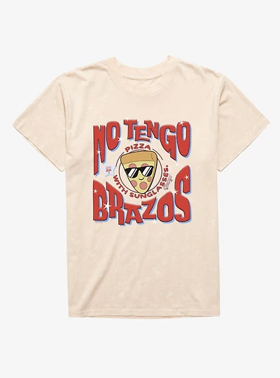 Disney Pixar Toy Story 5 No Tengo Brazos Pizza With Sunglasses Mineral Wash T-Shirt