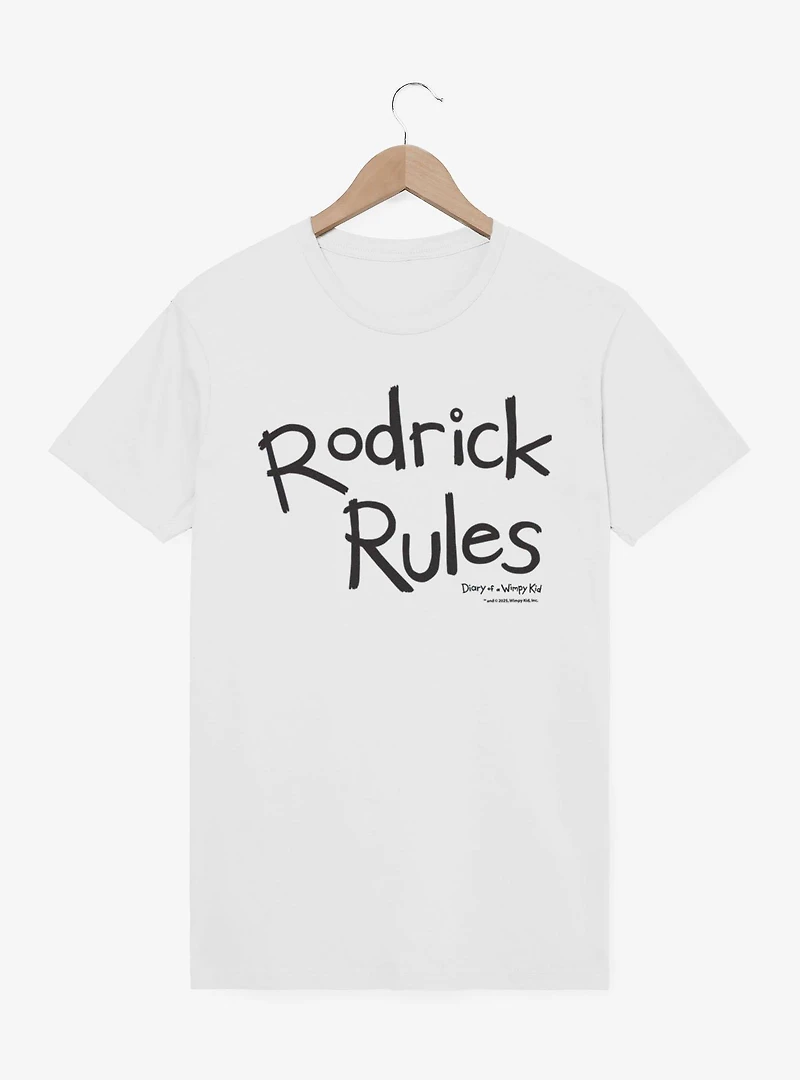 Diary of a Wimpy Kid Rodrick Rules Text T-Shirt