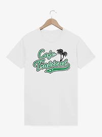 Schitt's Creek Cafe Tropical Green Stars Logo T-Shirt