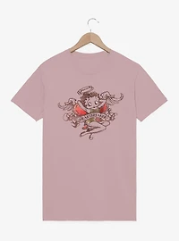 Betty Boop Heartbreaker Angel Tattoo T-Shirt