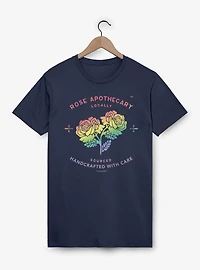 Schitt's Creek Rose Apothecary Handcrafted Rainbow Logo T-Shirt