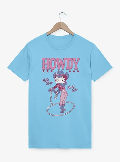 Betty Boop Howdy Rodeo Star Hooping T-Shirt
