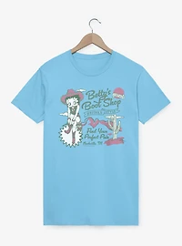 Betty Boop Betty's Boot Shop Western Style T-Shirt