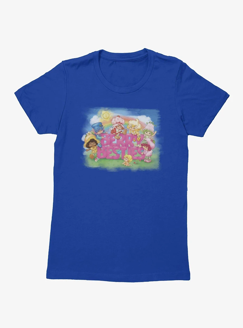 Strawberry Shortcake Berry Besties Brush Womens T-Shirt