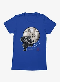 Barney Japanese Silhouettes Womens T-Shirt