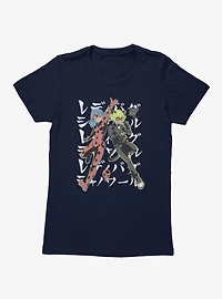 Miraculous Ladybug Team Up Jump Womens T-Shirt