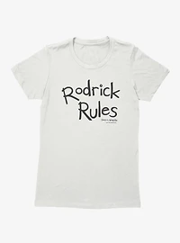 Diary of a Wimpy Kid Rodrick Rules Text Womens T-Shirt