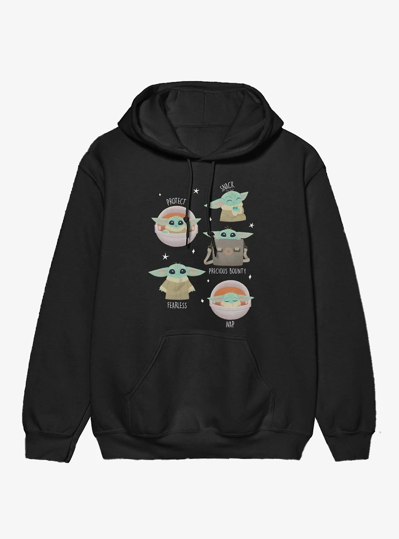 Star Wars Protect Snack Nap Fearless Grogu Hoodie