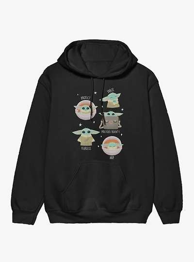 Star Wars Protect Snack Nap Fearless Grogu Hoodie
