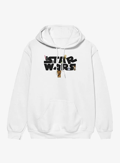 Star Wars Cartoon Logo Destruction Hoodie