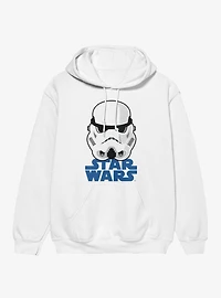 Star Wars Trooper Helmet On Logo Hoodie