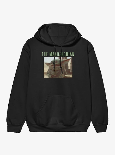 Star Wars The Mandalorian Grogu Close Up Hoodie