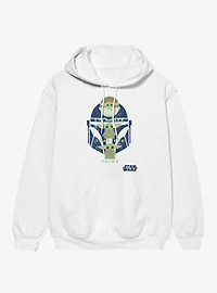 Star Wars The Mandalorian Stronger Than Grogu And Helmet Hoodie