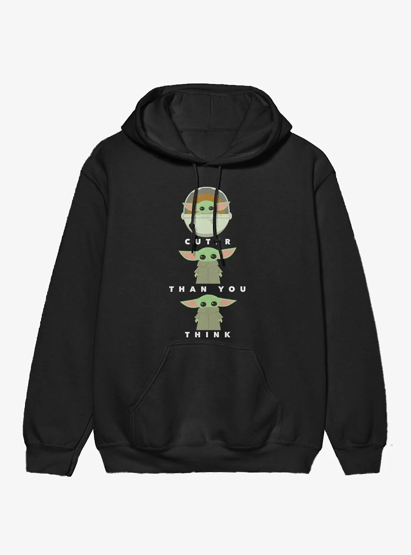 Star Wars The Mandalorian Cuter Than You Think Grogu Hoodie
