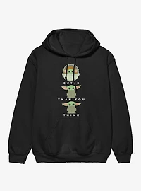 Star Wars The Mandalorian Cuter Than You Think Grogu Hoodie