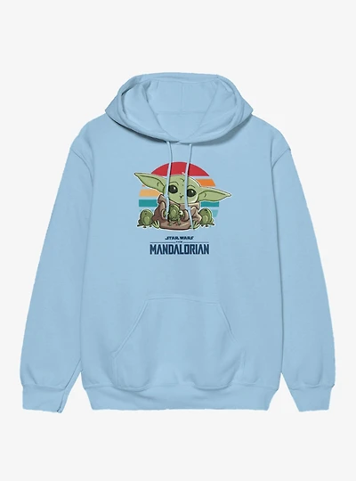 Star Wars The Mandalorian Grogu And Frogs Hoodie