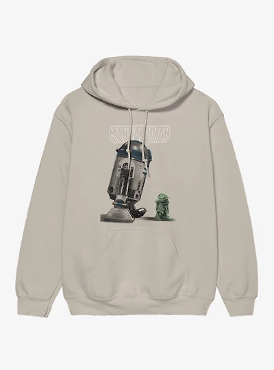 Star Wars The Mandalorian Grogu Meets R2-D2 Hoodie