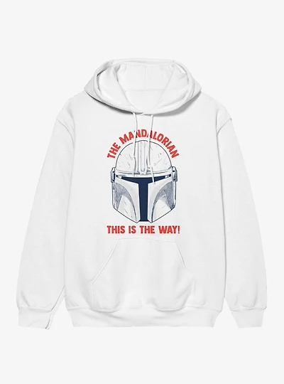 Star Wars The Mandalorian This Is Way Helmet Sketch Hoodie