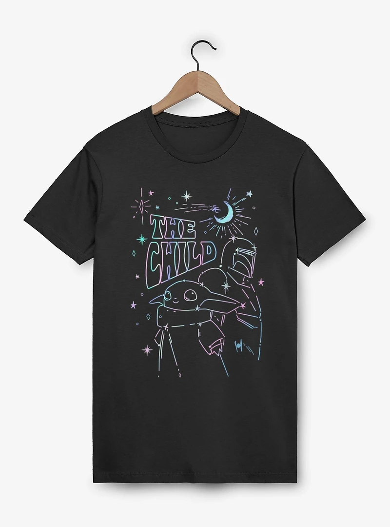 Star Wars The Child Oil Slick Drawing T-Shirt