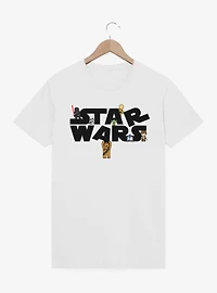 Star Wars Cartoon Logo Destruction T-Shirt