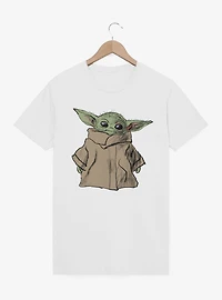 Star Wars The Mandalorian Dirty Grogu Sketch T-Shirt