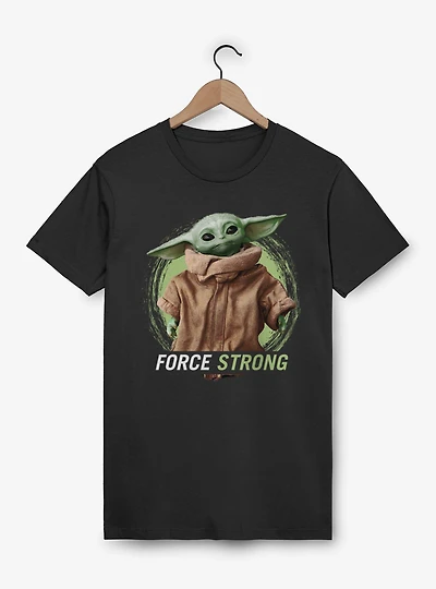 Star Wars The Mandalorian Force Strong Grogu Splash T-Shirt