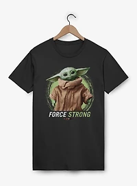 Star Wars The Mandalorian Force Strong Grogu Splash T-Shirt