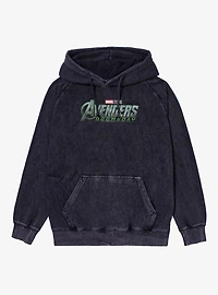 Marvel Avengers Doomsday Full Color Logo Mineral Wash Hoodie