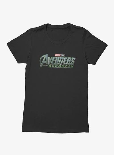 Marvel Avengers Doomsday Full Color Logo Womens T-Shirt